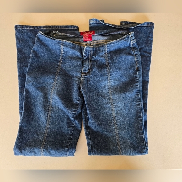 Vintage 90s/Y2K Be Boo Women's Low Rise Split Hem Jeans Women's Size 7. - Picture 1 of 7